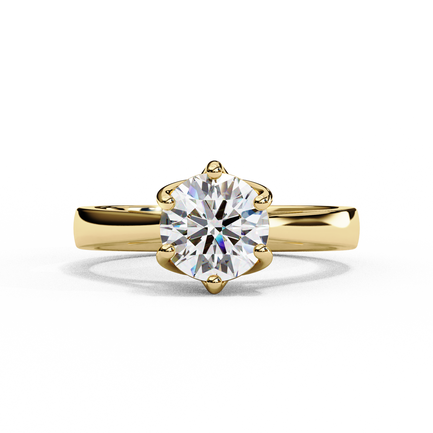 Diamond Majesty Ring in Yellow Gold
