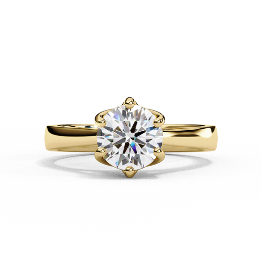 Diamond Majesty Ring in Yellow Gold