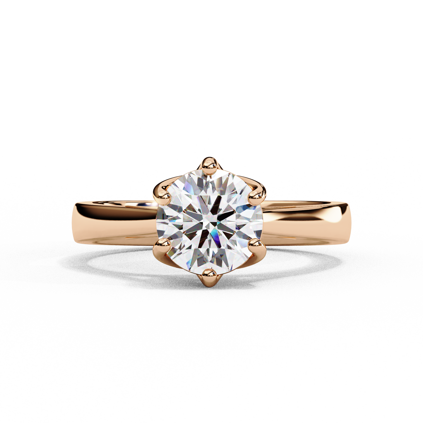 Diamond Majesty Ring in Rose Gold