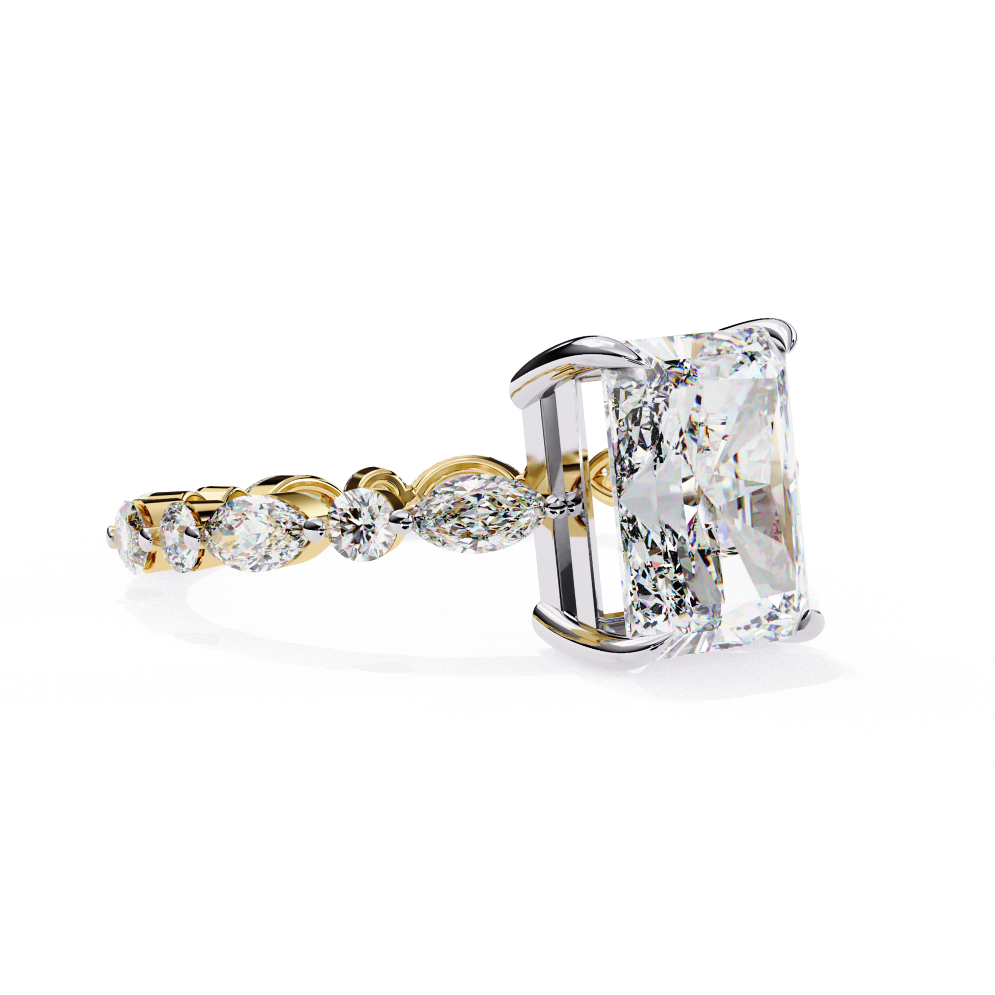 Radiant diamond gold ring
Radiant cut diamond band
Gold ring radiant center
Radiant diamond side view
Gold band radiant stone
Radiant diamond ring angle
Gold radiant diamond design
Radiant stone gold band
Radiant diamond ring profile
Gold ring radiant cut