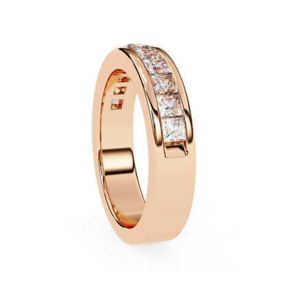 Rose gold channel diamond ring
Rose gold straight cut diamond band
Rose gold polished diamond ring
Rose gold diamond band side view
Rose gold smooth finish diamond band
Rose gold channel set diamond ring
Rose gold diamond band angled view
Rose gold clean design diamond ring
Rose gold modern diamond band
Rose gold classic channel diamond ring