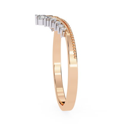 Rose gold curved band with diamonds
Side view rose gold diamond band
Curved rose gold ring with stones
Diamond set curved rose gold band
Rose gold band with round diamonds
Side angle rose gold diamond ring
Curved rose gold band with small diamonds
Rose gold band side profile
Diamond row on rose gold band
Rose gold ring with curved diamond line