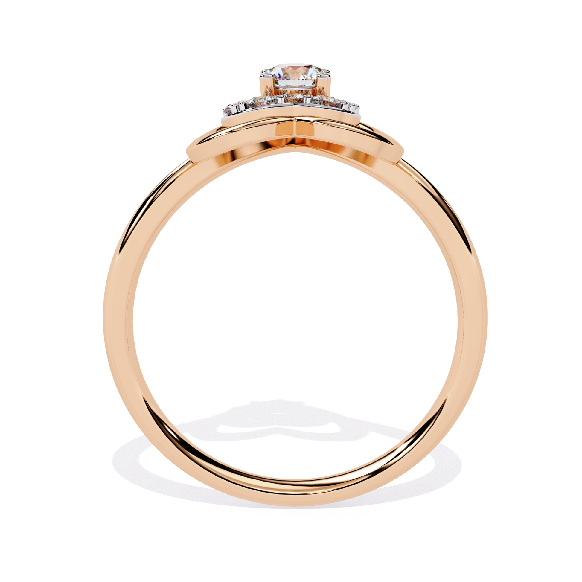 Rose gold ring back angle
Diamond ring rear curve
Rose gold band back view
Ring backside rose gold
Diamond ring rear profile
Rose gold ring band back
Ring back finish rose gold
Diamond ring back design
Rose gold ring inner curve
Ring rear look rose gold