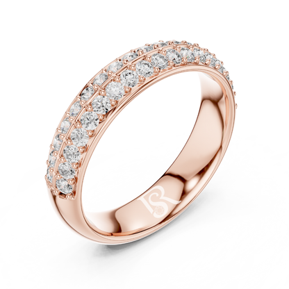 Rose gold double row diamond band ring
Curved diamond band in rose gold
Modern rose gold diamond ring
Double line diamond ring for women
Elegant rose gold diamond band
Minimal diamond band ring in rose gold
Lab diamond rose gold ring for women
Fine double row diamond rose gold ring
Contemporary rose gold diamond band
Round diamond band ring in rose gold