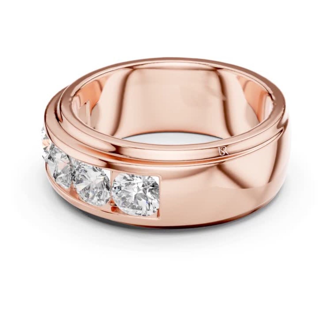 Rose Gold Flush Set Round Diamond Ring
Wide Rose Gold Band With Diamonds
Rose Gold Partial Diamond Band Ring
Modern Rose Gold Diamond Band
Thick Rose Gold Round Diamond Ring
Round Diamond Flush Set Rose Gold Ring
Polished Rose Gold Wide Band Ring
Contemporary Rose Gold Diamond Ring
Rose Gold Channel Style Diamond Band
Bold Rose Gold Round Diamond Ring