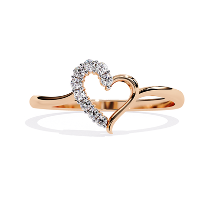 Rose gold heart diamond ring
Heart design diamond ring front
Rose gold heart ring top view
Open heart diamond ring
Rose gold heart band
Diamond heart ring design
Rose gold ring heart style
Heart shape diamond ring
Rose gold heart motif ring
Front view heart diamond ring