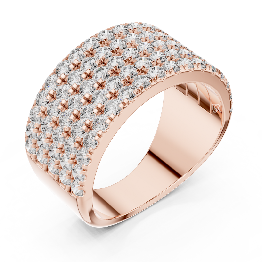 Rose gold multi row Pave diamond dome statement ring
Wide rose gold layered diamond fashion band
Rose gold curved Pave diamond cocktail ring
Multi row round diamond rose gold dome ring
Rose gold luxury diamond statement band ring
Rose gold broad dome ring with round diamonds
Angled rose gold multi layer diamond ring
Rose gold bold Pave diamond dome design
Round brilliant diamond rose gold wide ring
Rose gold elevated Pave diamond statement ring
