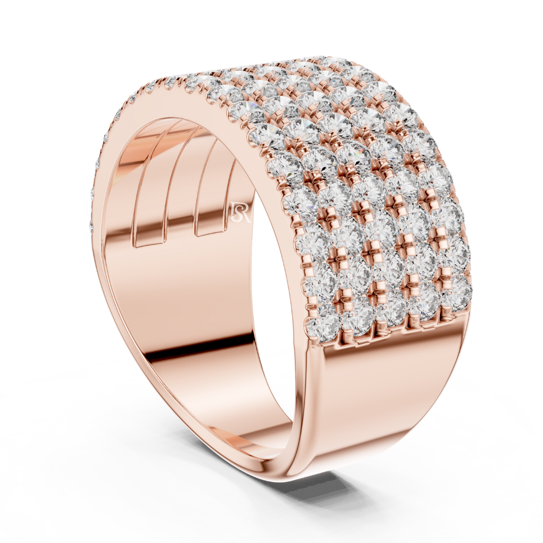 Rose gold multi row Pave diamond dome statement ring
Wide rose gold layered diamond fashion band
Rose gold curved Pave diamond cocktail ring
Multi row round diamond rose gold dome ring
Rose gold luxury diamond statement band ring
Rose gold broad dome ring with round diamonds
Angled rose gold multi layer diamond ring
Rose gold bold Pave diamond dome design
Round brilliant diamond rose gold wide ring
Rose gold elevated Pave diamond statement ring