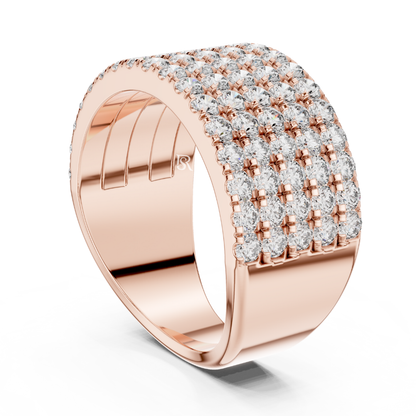 Rose gold multi row Pave diamond dome statement ring
Wide rose gold layered diamond fashion band
Rose gold curved Pave diamond cocktail ring
Multi row round diamond rose gold dome ring
Rose gold luxury diamond statement band ring
Rose gold broad dome ring with round diamonds
Angled rose gold multi layer diamond ring
Rose gold bold Pave diamond dome design
Round brilliant diamond rose gold wide ring
Rose gold elevated Pave diamond statement ring