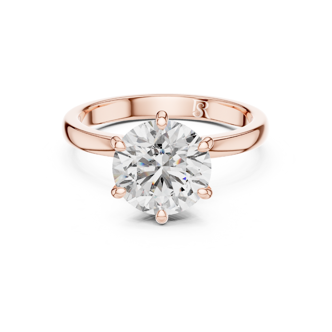 Rose gold round cut solitaire ring
Round diamond solitaire rose gold ring
Rose gold solitaire ring clean view
Round cut diamond ring rose gold
Rose gold round solitaire close view
Classic rose gold diamond solitaire
Round diamond ring rose gold finish
Rose gold solitaire ring studio view
Minimal round solitaire rose gold
Rose gold round diamond ring image