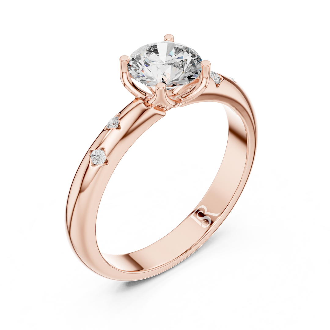 Rose Gold Round Diamond Accent Solitaire Ring
Cathedral Style Rose Gold Diamond Ring
Round Diamond Prong Set Rose Gold Ring
Rose Gold Engagement Ring With Accent Stones
Elegant Rose Gold Solitaire Diamond Ring
Minimal Rose Gold Round Diamond Ring
Tapered Rose Gold Diamond Engagement Ring
Classic Round Diamond Rose Gold Ring
Polished Rose Gold Accent Diamond Ring
Modern Rose Gold Solitaire Ring