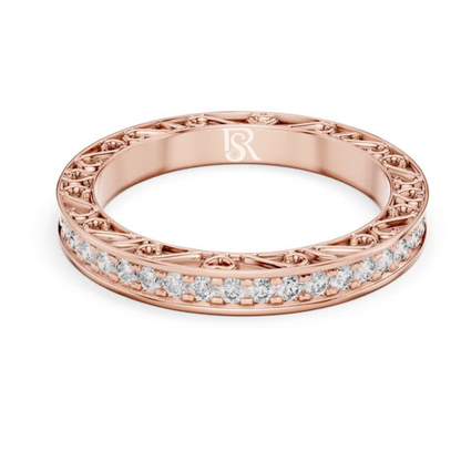 Rose gold round diamond eternity ring front view
Front view of rose gold diamond eternity band
Rose gold eternity ring with round diamonds
Elegant round diamond band ring in rose gold
Minimal rose gold diamond eternity wedding band
Fine rose gold ring with brilliant diamonds
Luxury round diamond eternity ring for women
Stackable rose gold diamond band front angle
Delicate rose gold eternity ring with diamonds
Modern rose gold diamond wedding band profile