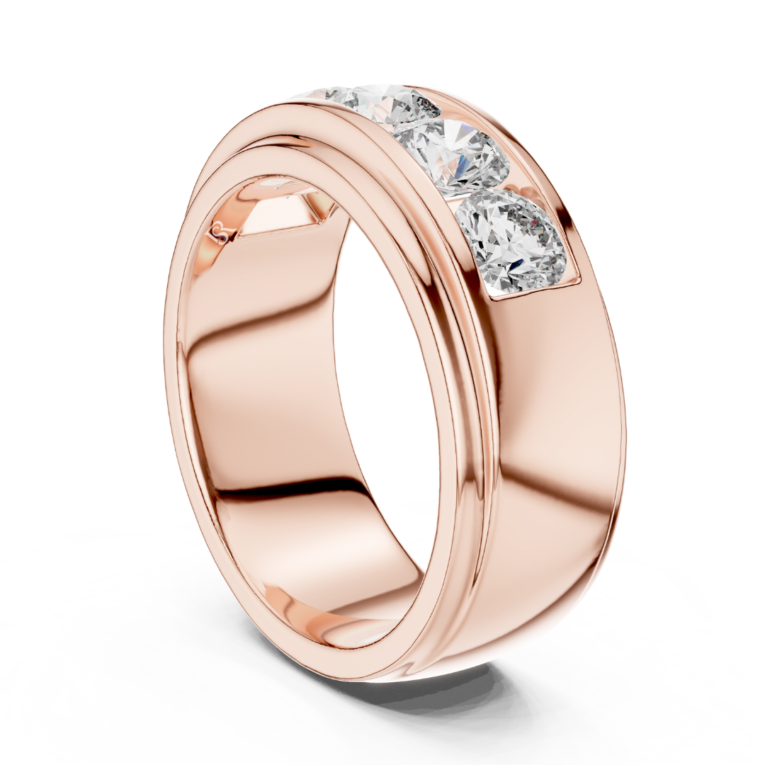 Rose Gold Round Diamond Flush Set Ring
Wide Rose Gold Diamond Band Ring
Modern Rose Gold Ring With Round Diamonds
Thick Rose Gold Diamond Band
Polished Rose Gold Flush Set Ring
Contemporary Rose Gold Diamond Ring
Bold Rose Gold Wide Band Ring
Rose Gold Multi Diamond Band
Sleek Rose Gold Round Diamond Ring
Flush Set Diamond Rose Gold Band