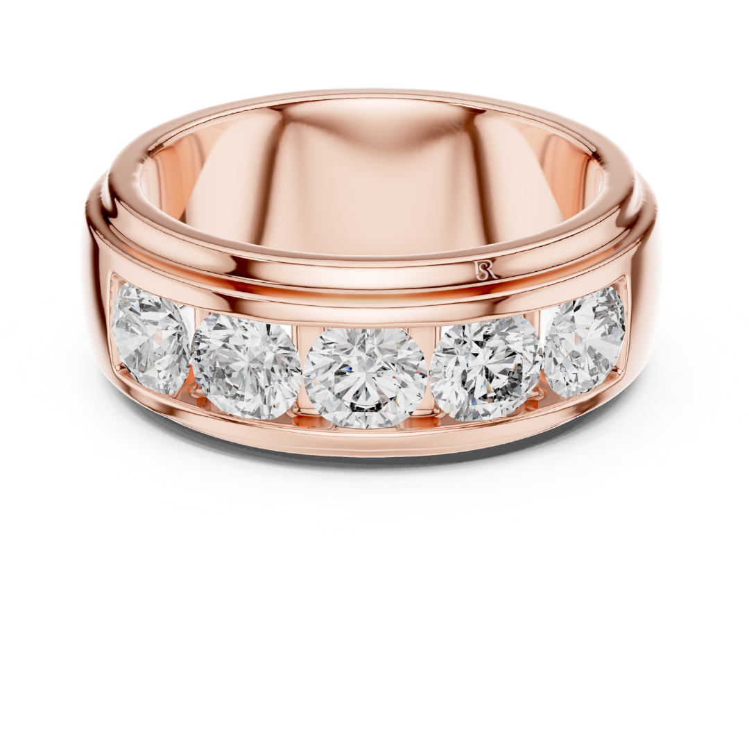 Rose Gold Round Diamond Half Eternity Ring
Rose Gold Band Ring With Round Diamonds
Wide Rose Gold Round Diamond Band
Round Cut Diamond Rose Gold Ring Band
Rose Gold Multi Round Diamond Ring
Rose Gold Eternity Style Diamond Ring
Polished Rose Gold Diamond Band
Round Diamond Wedding Band In Rose Gold
Modern Rose Gold Round Diamond Ring
Channel Set Round Diamond Rose Gold Band