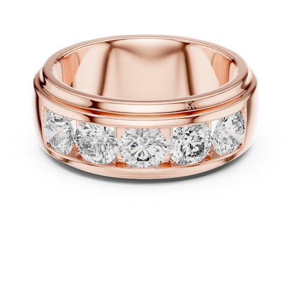 Rose Gold Round Diamond Half Eternity Ring
Rose Gold Band Ring With Round Diamonds
Wide Rose Gold Round Diamond Band
Round Cut Diamond Rose Gold Ring Band
Rose Gold Multi Round Diamond Ring
Rose Gold Eternity Style Diamond Ring
Polished Rose Gold Diamond Band
Round Diamond Wedding Band In Rose Gold
Modern Rose Gold Round Diamond Ring
Channel Set Round Diamond Rose Gold Band