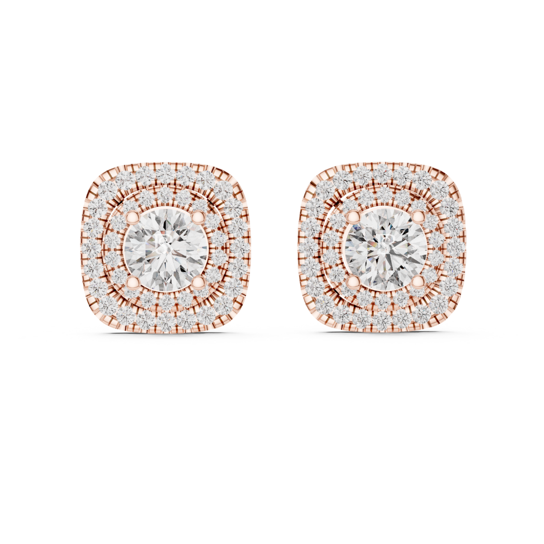 Rose gold round diamond halo stud earrings front view
Round diamond halo studs rose gold
Rose gold diamond halo stud earrings pair
Round center diamond halo studs rose gold
Rose gold halo diamond stud earrings close view
Diamond halo stud earrings rose gold finish
Round diamond rose gold halo studs
Rose gold round halo diamond earrings
Classic rose gold diamond halo studs
Rose gold round diamond stud earrings halo