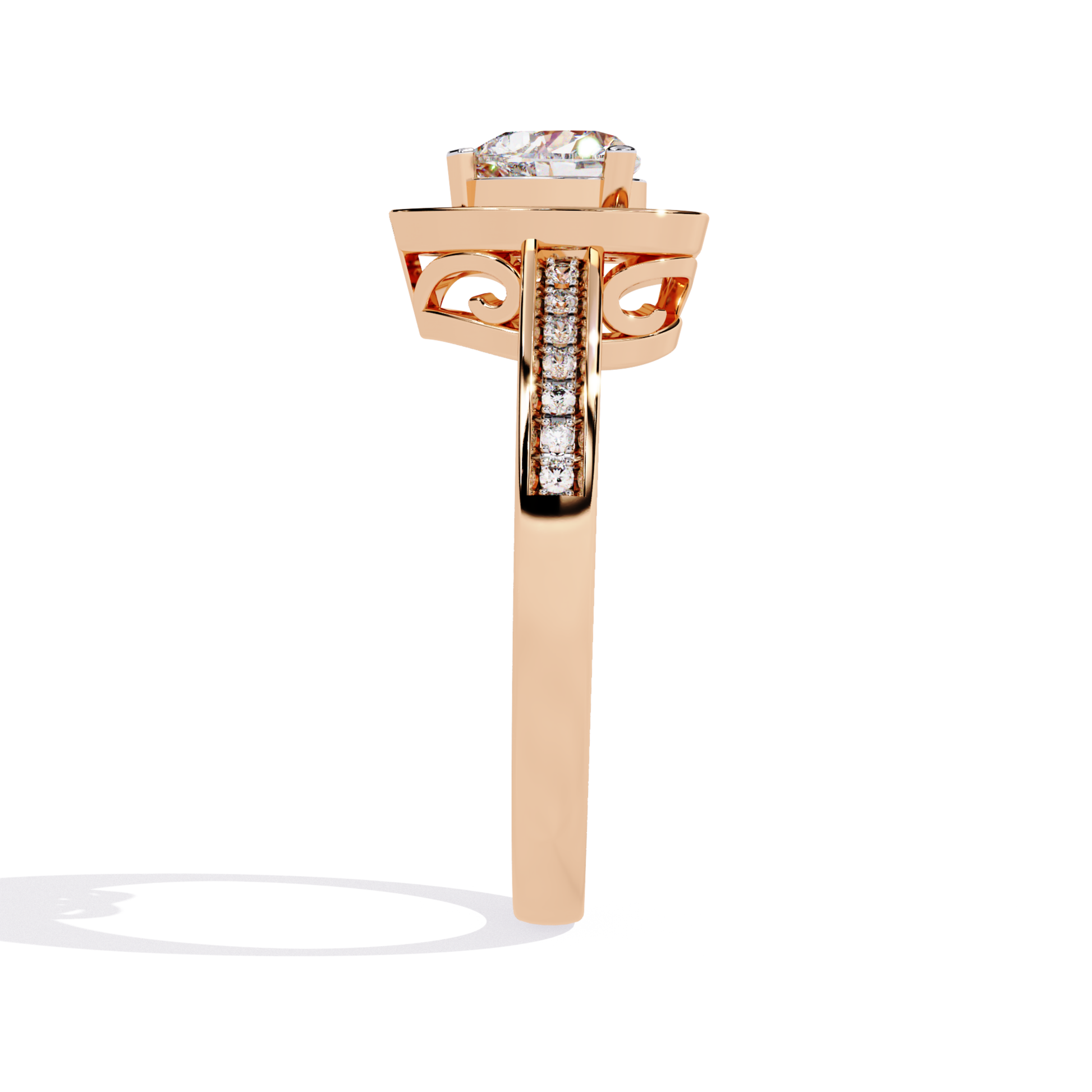 Rose gold round diamond side view ring
Side profile round diamond engagement ring
Rose gold diamond ring side angle
Round diamond ring with side stone detail
Engagement ring side view rose gold
Round diamond ring side design
Rose gold ring with diamond side setting
Close side view round diamond ring
Diamond engagement ring side profile
Rose gold round diamond ring side look