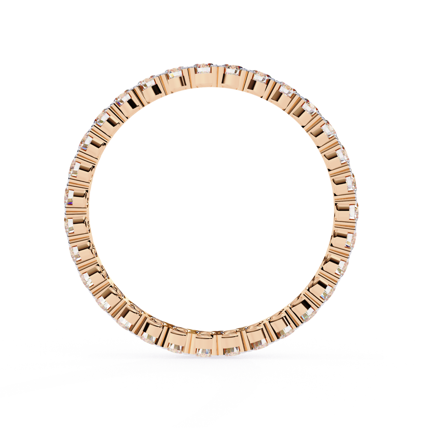 Top view rose gold round diamond band
Rose gold ring showing round diamonds
Full circle rose gold band with round diamonds
Rose gold round diamond ring top view
Close top view of rose gold diamond band
Round diamond set rose gold ring
Rose gold band with visible round diamonds
Full band ring round diamonds top angle
Rose gold round diamond band design
Rose gold round diamond ring full view