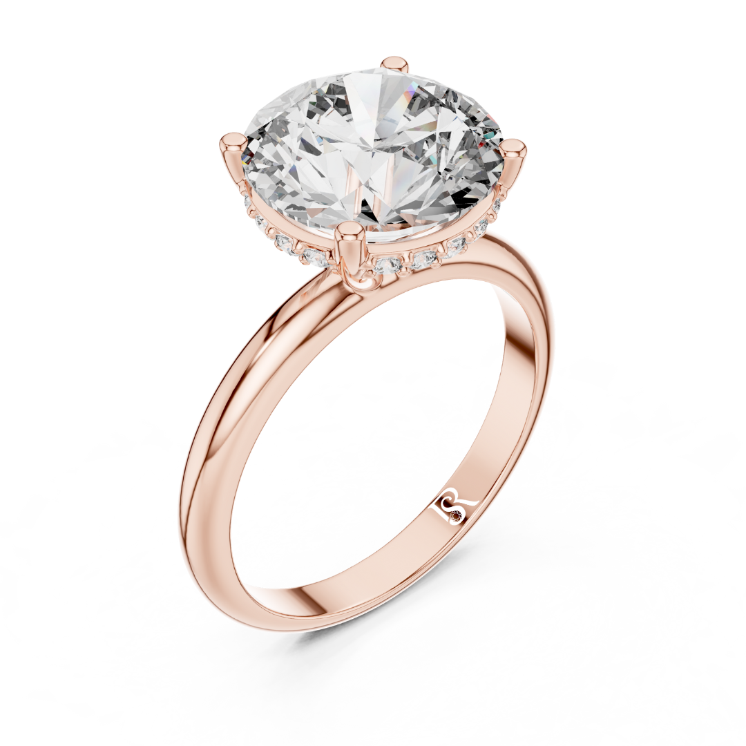 Rose gold round solitaire diamond ring angled view
Angled view rose gold solitaire diamond ring
Round solitaire diamond ring rose gold angle
Rose gold diamond ring angled perspective
Solitaire diamond ring rose gold angled design
Rose gold round diamond ring angled setting
Classic rose gold solitaire ring angled view
Rose gold diamond ring with side stones angle
Round diamond ring rose gold angled profile
Rose gold solitaire diamond ring tilted view