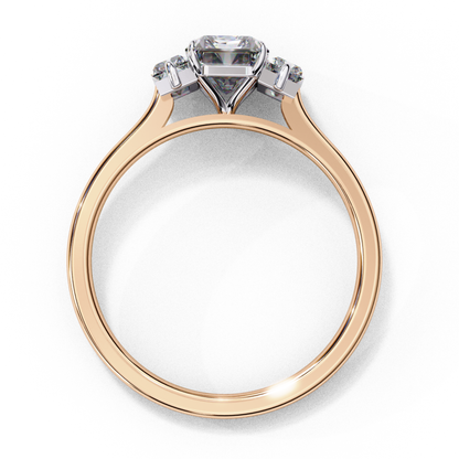 Rose gold band with three diamond stones
Three diamond stones set in rose gold
Rose gold ring with three diamond accents
Three stone diamond design in rose gold
Close up of rose gold ring with three diamonds
Rose gold band featuring three diamond stones
Side view of rose gold three diamond ring
Elegant rose gold ring with three diamond gems
Three diamonds set in rose gold band
Top view of rose gold ring with three diamonds