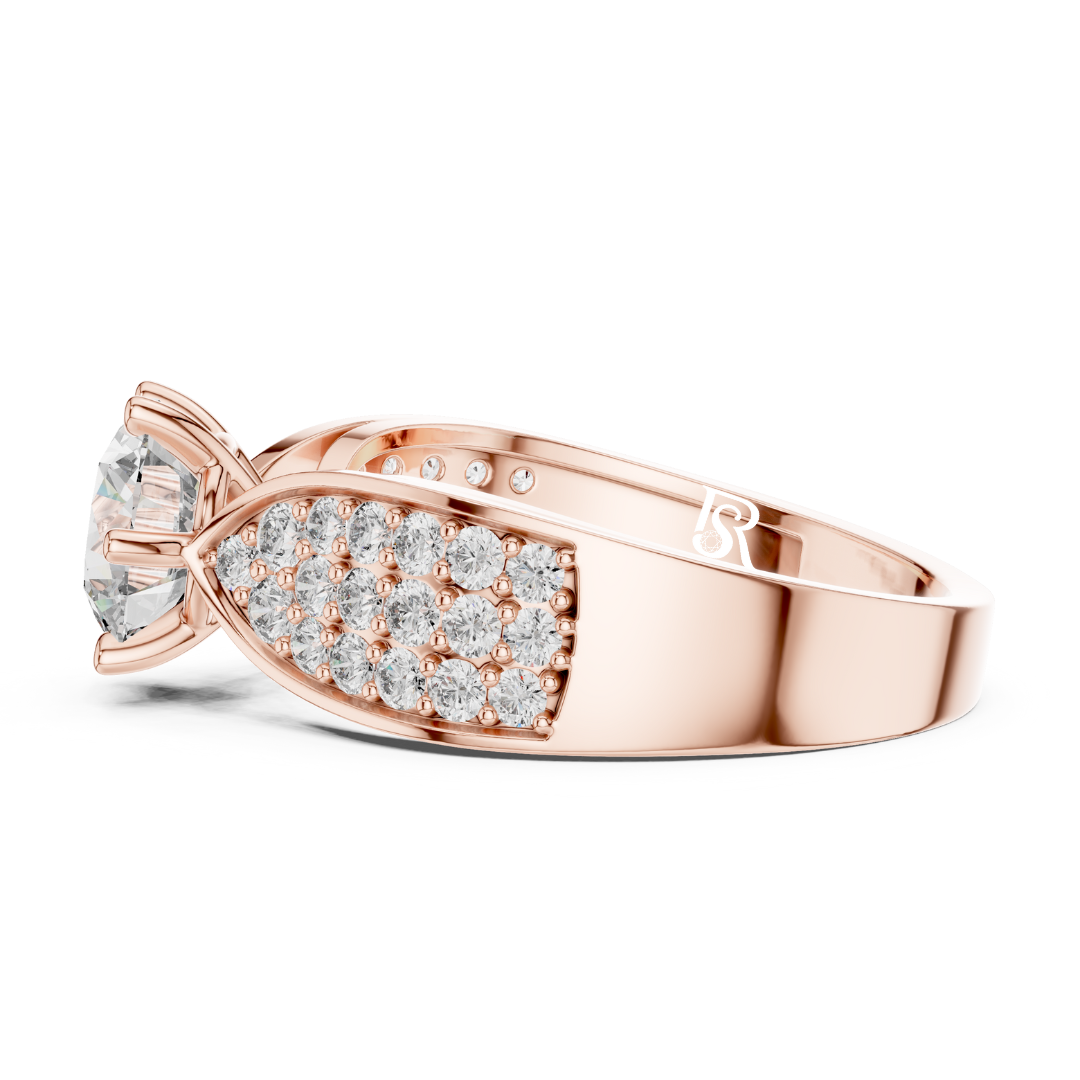 Rose tone round diamond side band
Round diamond rose tone side view
Rose tone diamond ring side profile
Round cut rose tone ring side
Rose tone round diamond band side
Diamond side band rose tone ring
Rose tone round diamond side angle
Round diamond rose tone profile ring
Rose tone diamond side detail ring
Round cut rose tone side band ring