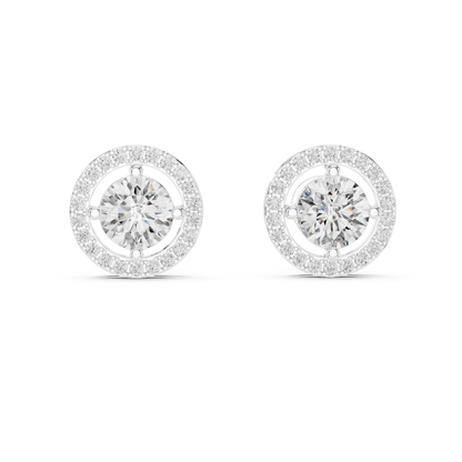 Round diamond halo stud earrings white gold front view
White gold round diamond halo stud earrings
Round center diamond earrings with halo white gold
Diamond halo stud earrings white gold close view
White gold round diamond halo earrings pair
Round diamond halo studs white gold fine jewelry
Classic round diamond halo stud earrings white gold
White gold diamond halo stud earrings front angle
Round diamond halo earrings white gold setting
Diamond halo stud earrings white gold product image