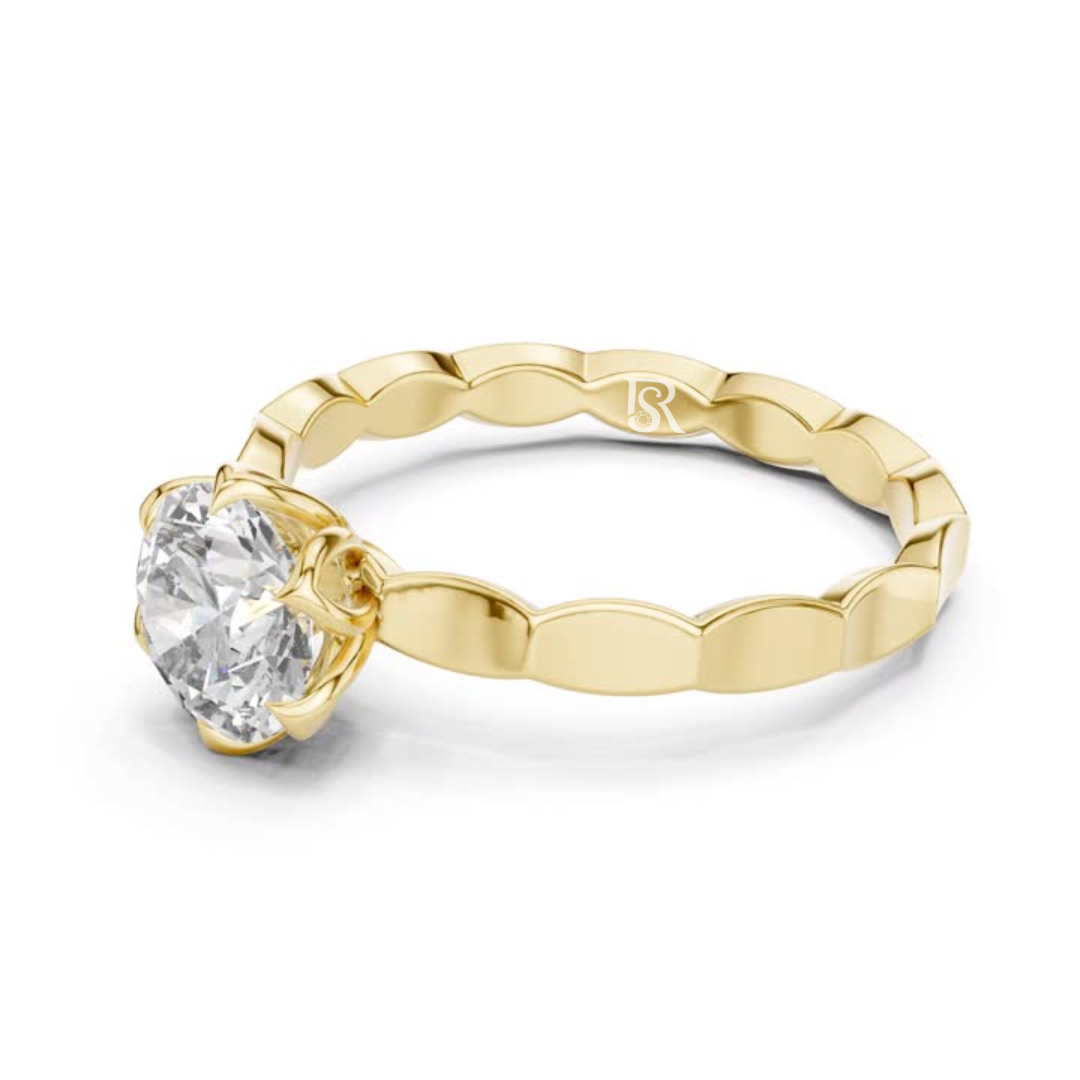 Round diamond scallop band side
Round cut diamond scallop ring
Solitaire round diamond side view
Round diamond band scallop detail
Round cut diamond ring profile
Scallop band round diamond view
Round diamond solitaire band side
Round cut diamond scallop ring
Solitaire round diamond band view
Round diamond scallop ring angle