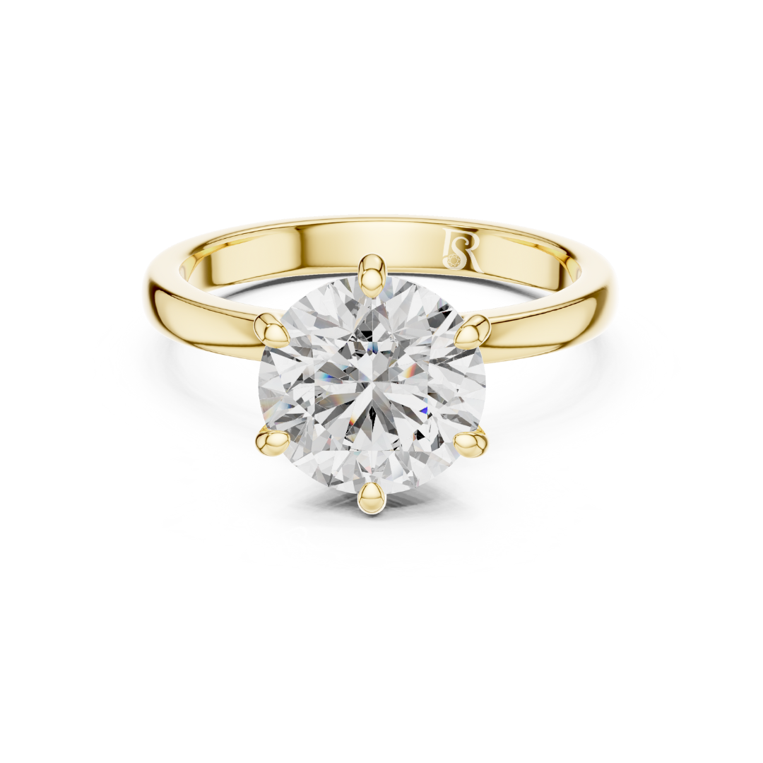 Round diamond solitaire ring yellow gold front
Yellow gold round solitaire front view
Round cut diamond ring yellow gold front
Yellow gold solitaire ring front angle
Classic round diamond yellow gold ring
Front view yellow gold diamond solitaire
Minimal yellow gold round diamond ring
Yellow gold solitaire ring diamond focus
Round diamond yellow gold ring close view
Yellow gold round solitaire ring front look