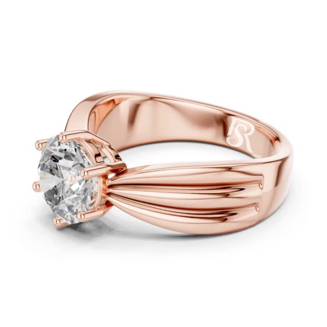 Round diamond solitaire ring rose metal
Rose metal round diamond solitaire ring
Round diamond ring rose metal side view
Rose metal round diamond ring profile
Round diamond solitaire ring rose metal side
Rose metal solitaire ring round diamond
Round diamond rose metal solitaire band
Rose metal round diamond ring close view
Round diamond solitaire ring rose metal angle
Rose metal round cut diamond solitaire ring