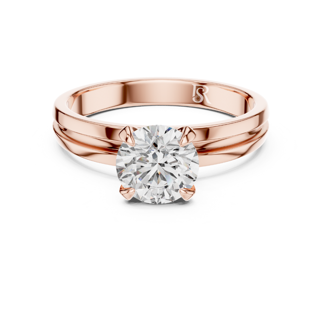 Round diamond solitaire ring rose gold front
Round cut diamond ring rose gold front view
Solitaire diamond ring rose gold band
Round diamond ring rose gold prong
Classic round diamond solitaire ring
Single round diamond ring rose gold
Round diamond ring rose gold setting
Minimal round diamond solitaire ring
Round diamond ring polished rose gold
Front view round diamond solitaire ring