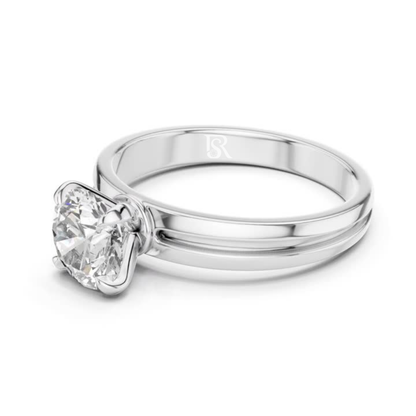 Round diamond solitaire ring white metal
Round cut diamond ring white metal side
Solitaire diamond ring white metal plain band
Round diamond ring white metal side angle
Classic round diamond solitaire ring
Single round diamond ring white metal band
Round diamond ring smooth white metal
Minimal round diamond solitaire ring
Round diamond ring white metal prong side
Polished round diamond solitaire ring