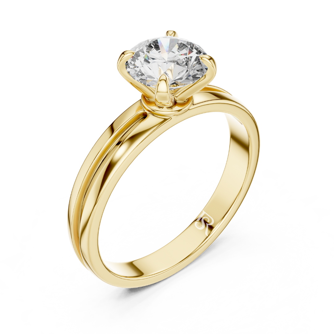 Round diamond solitaire ring yellow gold
Round cut diamond ring yellow gold band
Solitaire diamond ring yellow gold setting
Round diamond ring yellow gold prong
Classic round diamond solitaire ring
Single round diamond ring yellow gold
Round diamond ring smooth yellow gold
Minimal round diamond solitaire ring
Round diamond ring yellow gold side angle
Polished round diamond solitaire ring
