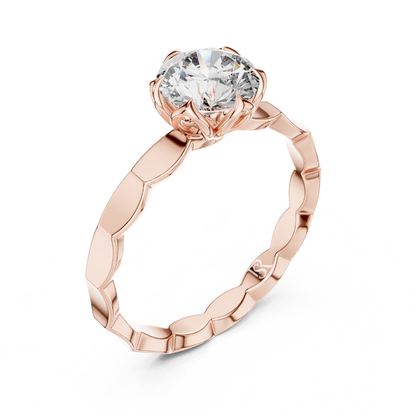 Round diamond solitaire scallop band
Round cut diamond scallop ring tilt
Solitaire round diamond band angle
Round diamond ring scallop view
Round cut diamond solitaire angle
Scallop band round diamond ring
Round diamond solitaire band tilt
Round cut diamond scallop detail
Solitaire round diamond ring view
Round diamond scallop band angle