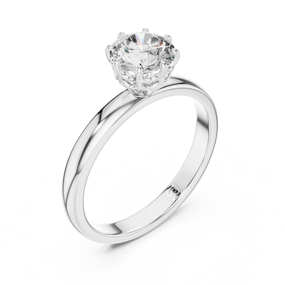 Round diamond white gold engagement ring
White gold ring with round diamond
Round cut diamond white gold ring
Classic round diamond white gold band
White gold solitaire round diamond ring
Round diamond ring white gold finish
Engagement ring round diamond white gold
Simple round diamond white gold ring
Round diamond white gold ring side view
White gold band round diamond ring