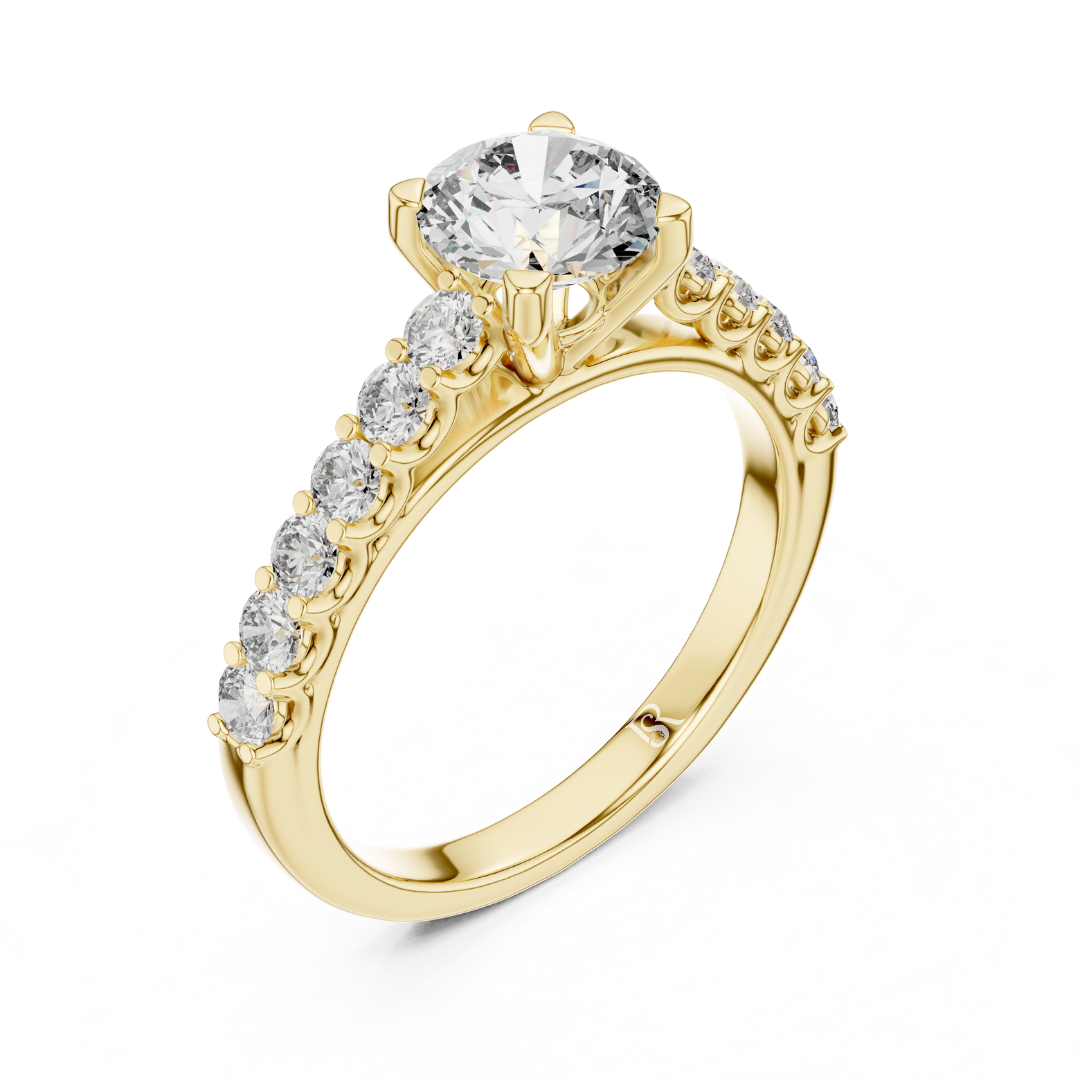 Round diamond yellow gold side stones ring
Yellow gold round diamond side stones ring
Round diamond ring yellow gold side stones
Yellow gold round diamond ring side stones
Round diamond yellow gold ring side stones
Yellow gold round diamond ring side stones view
Round diamond ring yellow gold stones detail
Yellow gold round diamond side stones angle
Round diamond yellow gold side stones view
Yellow gold round diamond side stones look