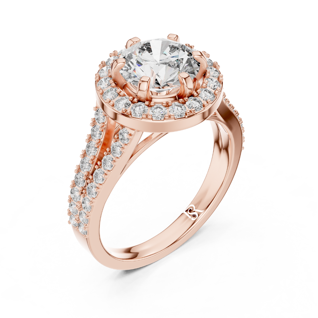 Round halo diamond ring rose metal
Rose metal round halo diamond ring
Round cut halo diamond ring rose metal
Rose metal round diamond halo ring
Round halo diamond ring angle view
Rose metal round halo diamond ring side
Round cut diamond halo ring detail
Rose metal round halo diamond ring band
Round halo diamond ring close view
Rose metal round halo diamond ring design