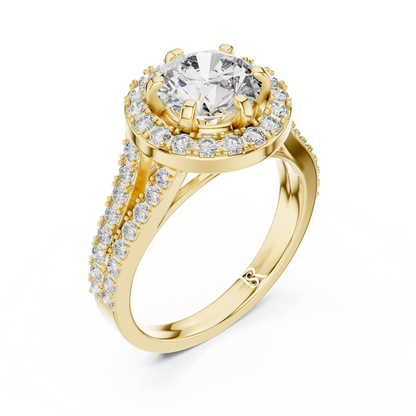 Round halo diamond ring yellow metal
Yellow metal round halo diamond ring
Round cut halo diamond ring yellow metal
Yellow metal round diamond halo ring
Round halo diamond ring front view
Yellow metal round halo diamond ring angle
Round cut diamond halo ring detail
Yellow metal round halo diamond ring band
Round halo diamond ring close view
Yellow metal round halo diamond ring design