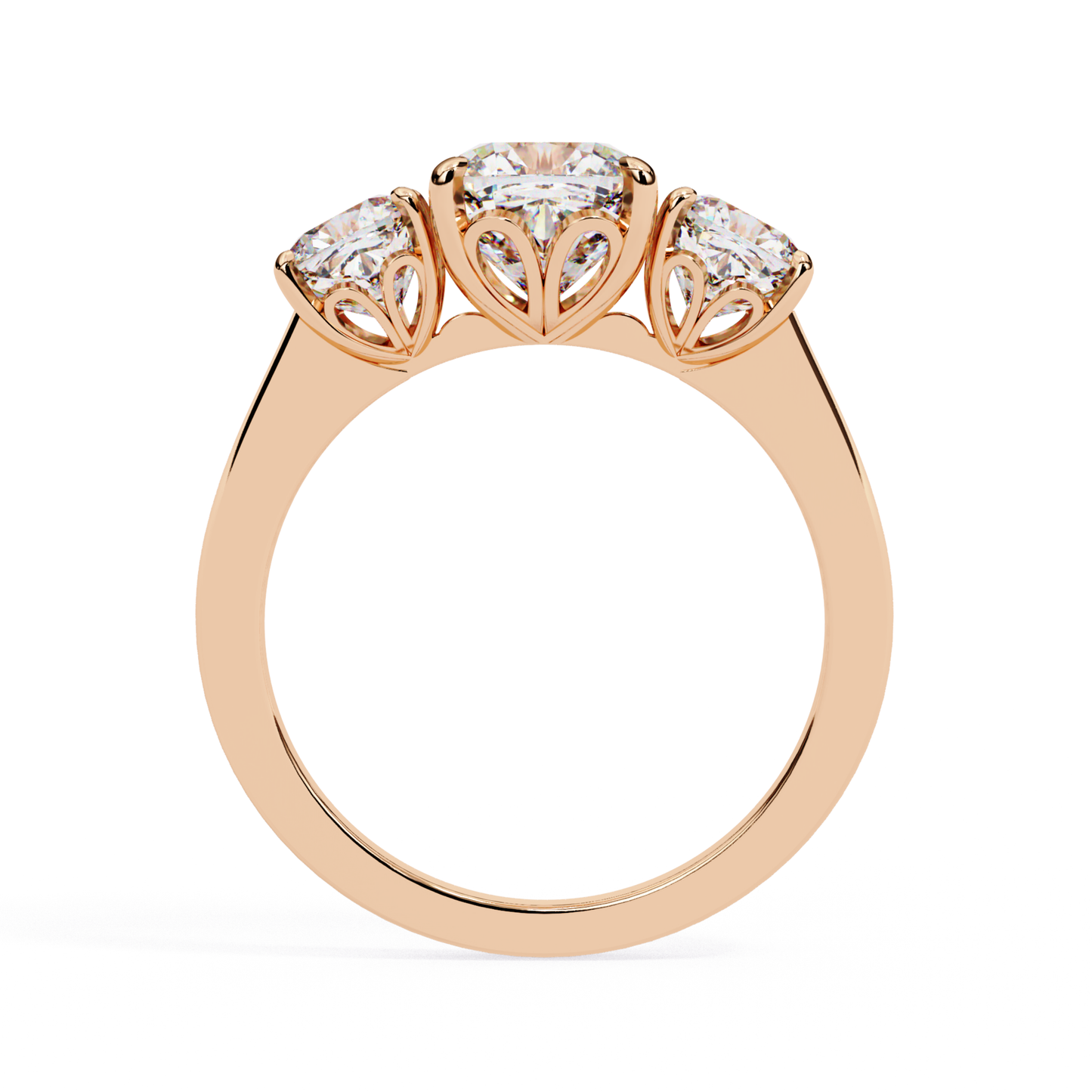 Rose gold ring with three diamonds
Three diamond ring in rose gold
Ring with three diamonds in rose gold
Rose gold band with three diamonds
Classic three diamond rose gold ring
Three diamonds set in rose gold
Rose gold ring with three stones
Rose gold ring with round diamonds
Three diamond ring in rose gold band
Rose gold ring featuring three diamonds