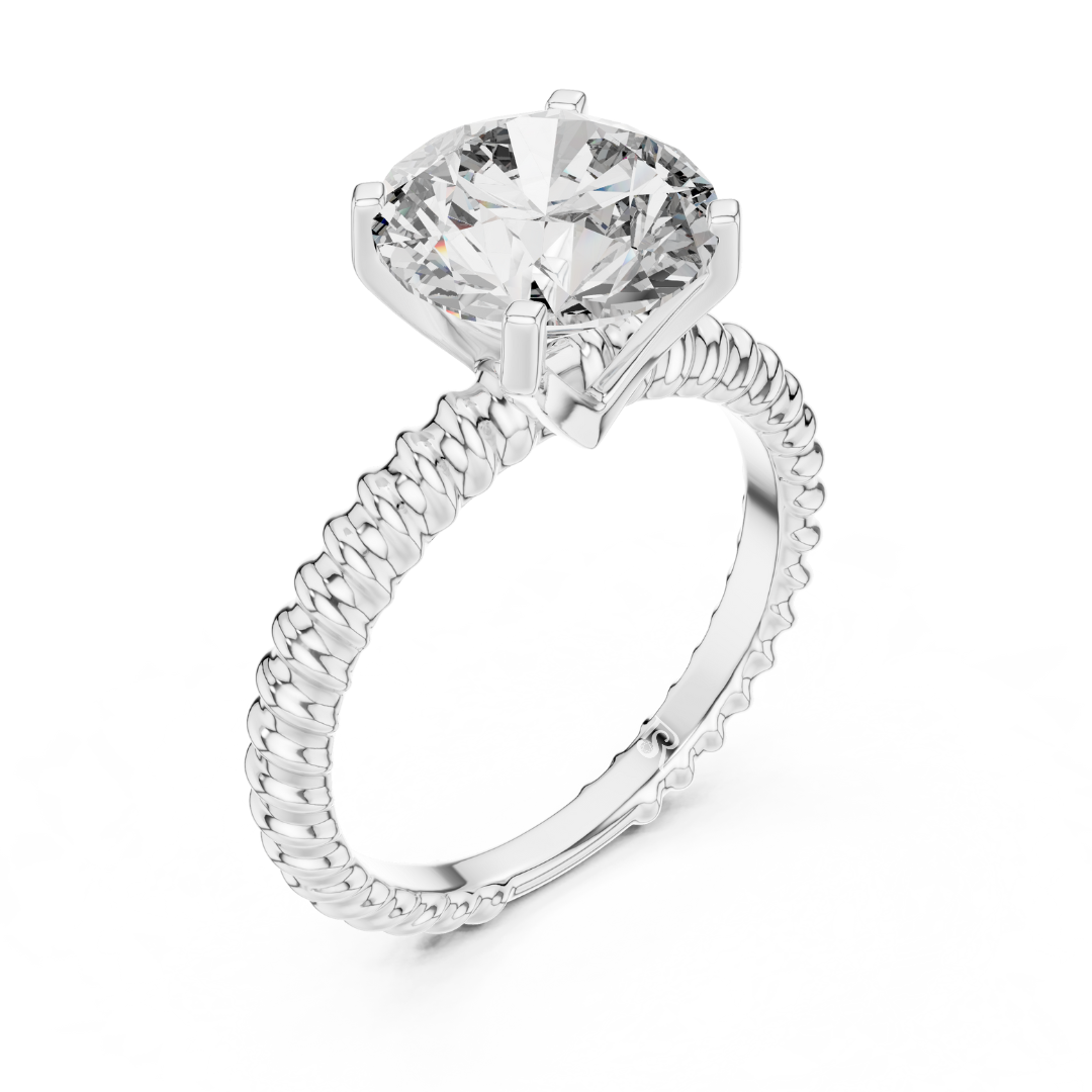 Twisted rope solitaire diamond ring angle view
Solitaire diamond ring twisted rope shank
Round solitaire diamond ring rope angle
Classic solitaire diamond ring angled look
Elegant solitaire diamond ring rope band
Bridal solitaire diamond ring angled profile
Luxury solitaire diamond ring rope detail
Minimal solitaire diamond ring angle view
Fine solitaire diamond ring rope shank
Solitaire diamond ring twisted band angle