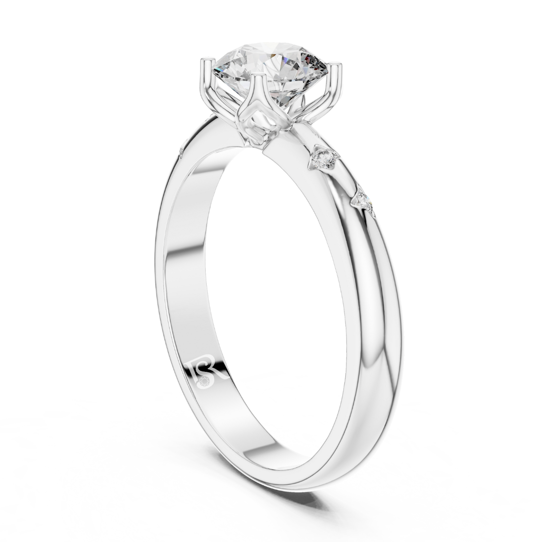White Gold Cathedral Diamond Engagement Ring
Side View Round Diamond White Gold Ring
White Gold Prong Set Solitaire Ring
Elegant White Gold Diamond Ring
Tapered White Gold Engagement Ring
Round Diamond Accent White Gold Ring
Modern White Gold Solitaire Ring
Minimal White Gold Diamond Band
Classic Cathedral Style White Gold Ring
Polished White Gold Round Diamond Ring