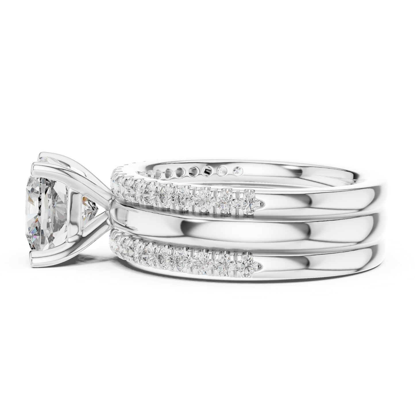 Side View Cushion Diamond Ring Set
White Gold Cushion Ring Side View
Cushion Cut Diamond Bridal Set Side View
Side Profile Diamond Engagement Ring Set
White Gold Pave Ring Side View
Cushion Diamond Wedding Ring Side View
Side View Stackable Diamond Rings
White Gold Diamond Ring Profile View
Cushion Solitaire Ring Side Angle
Side View Cushion Bridal Ring Stack