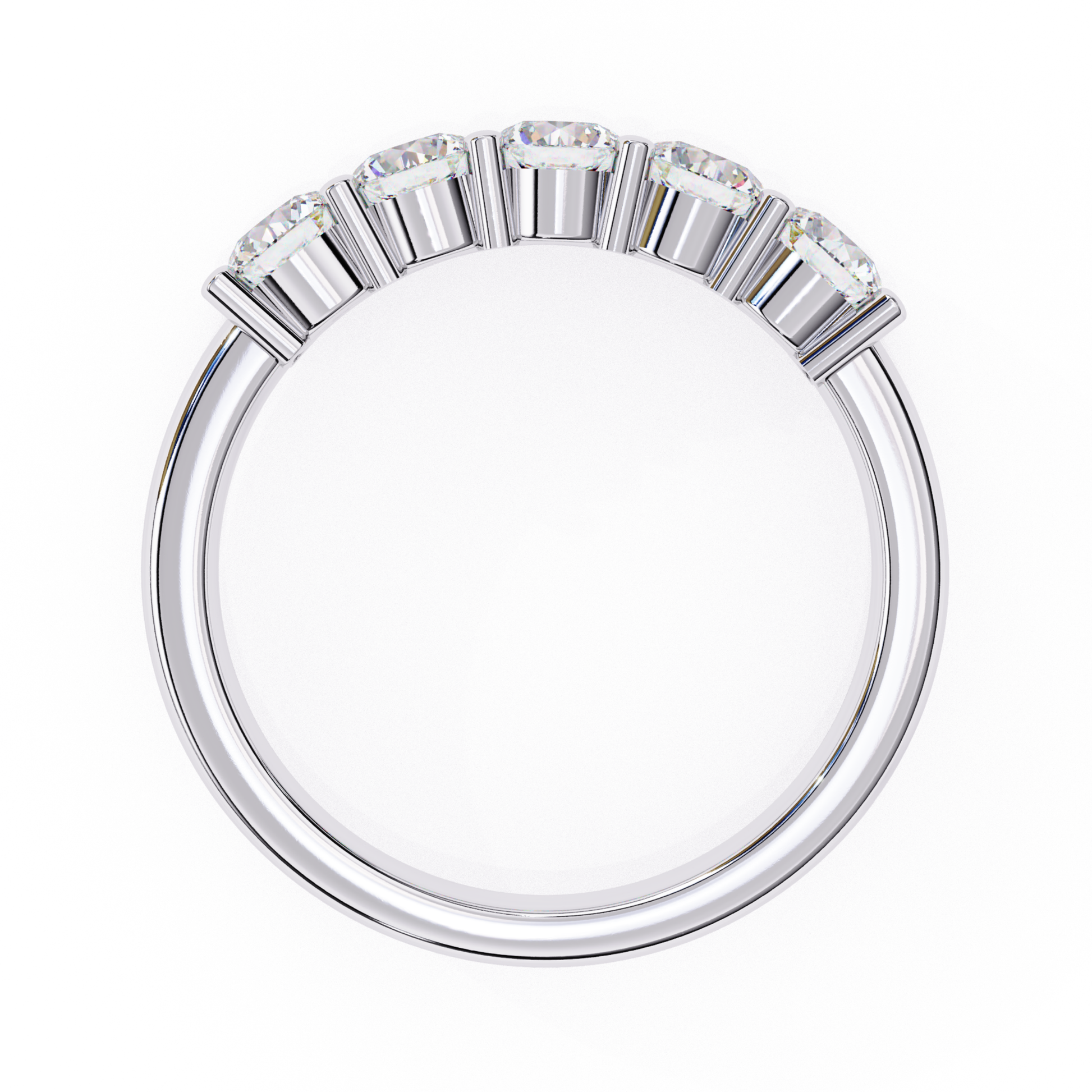 White gold diamond band bottom view
White gold ring underside design
Bottom view white gold diamond ring
White gold band showing diamond base
Underside white gold ring with diamonds
White gold ring back view
Bottom angle white gold diamond band
White gold band inner side view
White gold ring base detail
White gold diamond band rear view