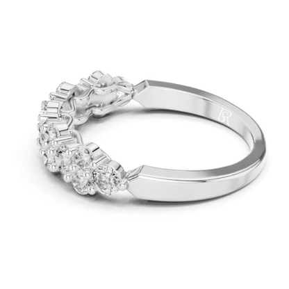 Side view white gold diamond cluster band ring
White gold round diamond band side angle
Diamond cluster wedding band side view
White gold multi diamond ring side profile
Round diamond stackable band side view
Shared prong diamond band white gold
White gold floral diamond ring side view
Minimal diamond cluster band side angle
White gold round diamond statement band
Side profile diamond anniversary band ring