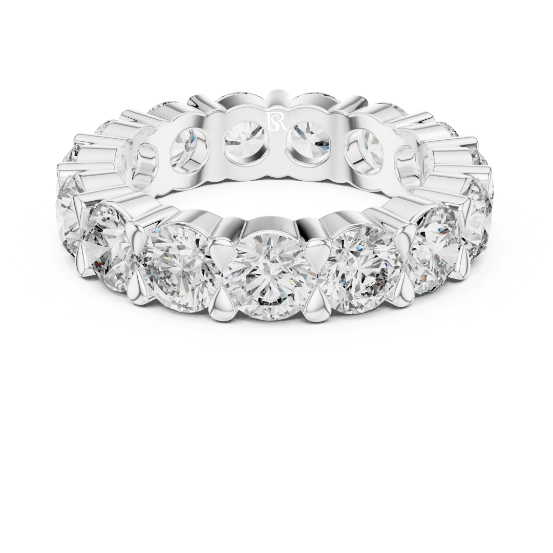 White gold diamond eternity ring
Round diamond eternity ring white gold
White gold round diamond full band
Diamond eternity band in white gold
White gold round diamond ring front view
Round cut diamond white gold eternity band
White gold diamond eternity jewellery
Diamond eternity ring white gold design
White gold round diamond band close view
White gold eternity ring with round diamonds