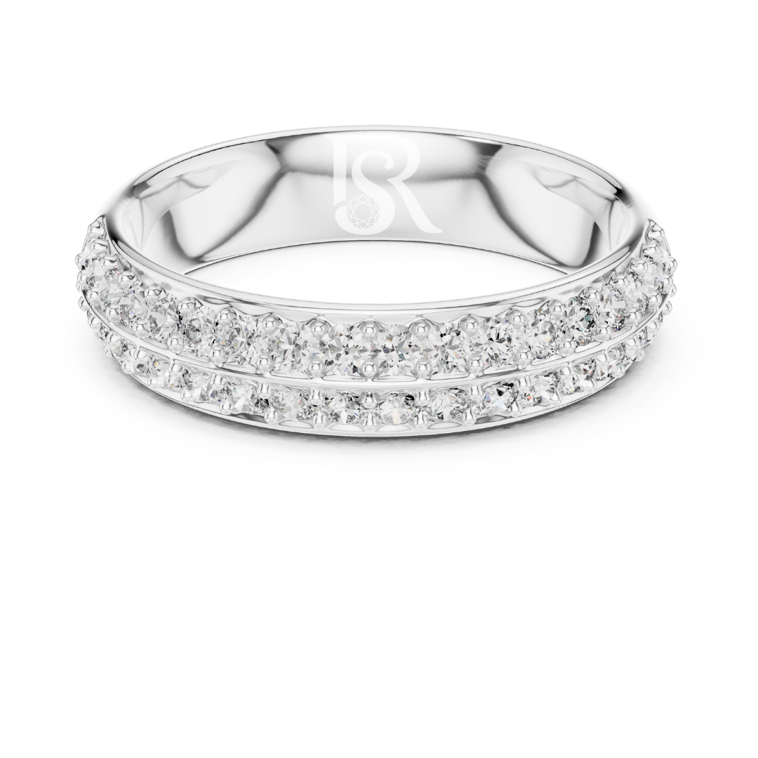 White gold double row diamond eternity ring
Round diamond eternity band in white gold
Minimal diamond wedding band for women
White gold diamond stackable ring
Double line diamond ring in white gold
Elegant white gold diamond band ring
Lab diamond eternity ring for women
Classic pavé diamond white gold band
Fine diamond eternity band in white gold
Modern white gold diamond stack ring
