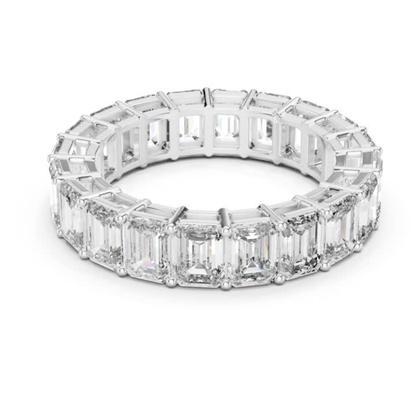 White gold emerald cut diamond eternity band for women
Luxury white gold eternity ring with emerald diamonds
Emerald cut diamond eternity band in white gold
Elegant white gold full eternity diamond ring
Statement eternity band with emerald cut diamonds
Fine white gold ring with emerald diamonds
Prong set emerald cut diamond eternity band
Modern white gold emerald diamond wedding ring
Premium eternity band with emerald cut stones
White gold eternity ring with large emerald diamonds