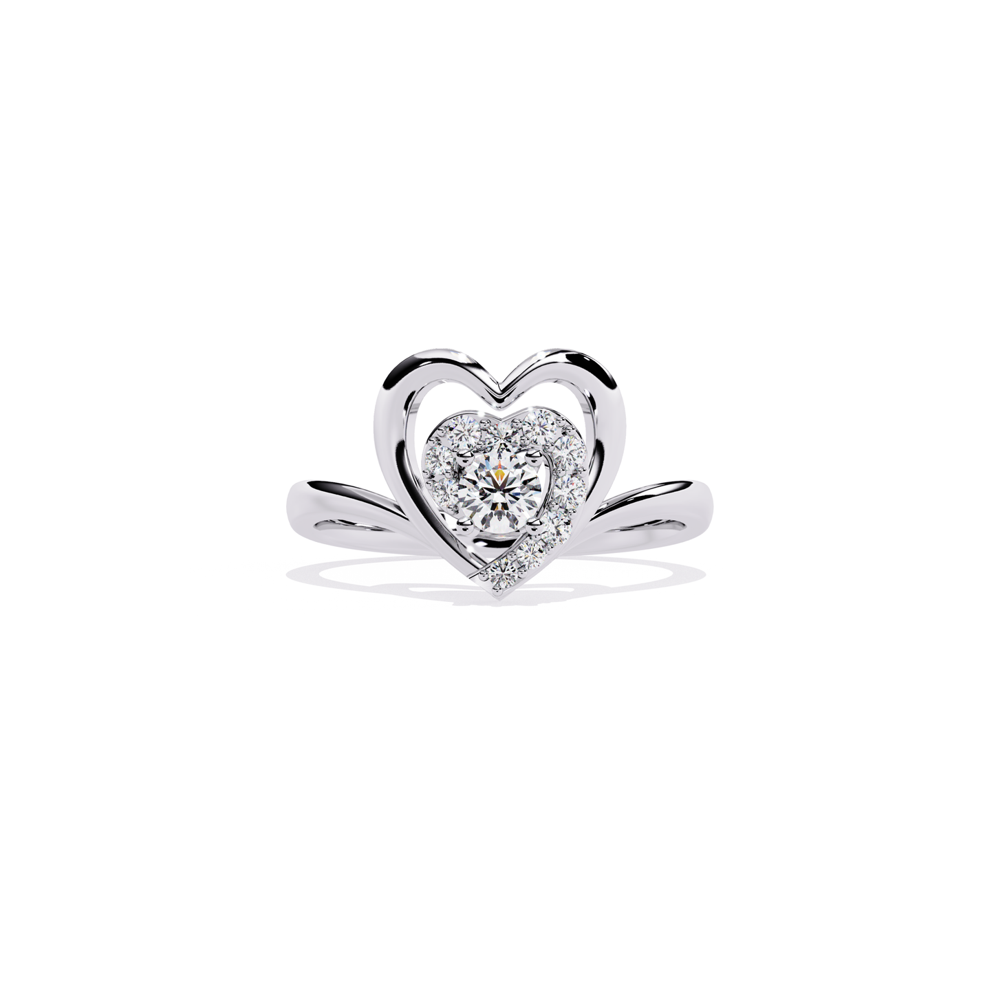 White gold heart diamond ring
Heart design diamond ring front
White gold heart motif ring
Diamond heart ring top view
Heart center diamond ring
White gold heart style ring
Front view heart diamond ring
Open heart diamond ring design
White gold diamond heart ring
Heart frame diamond ring front