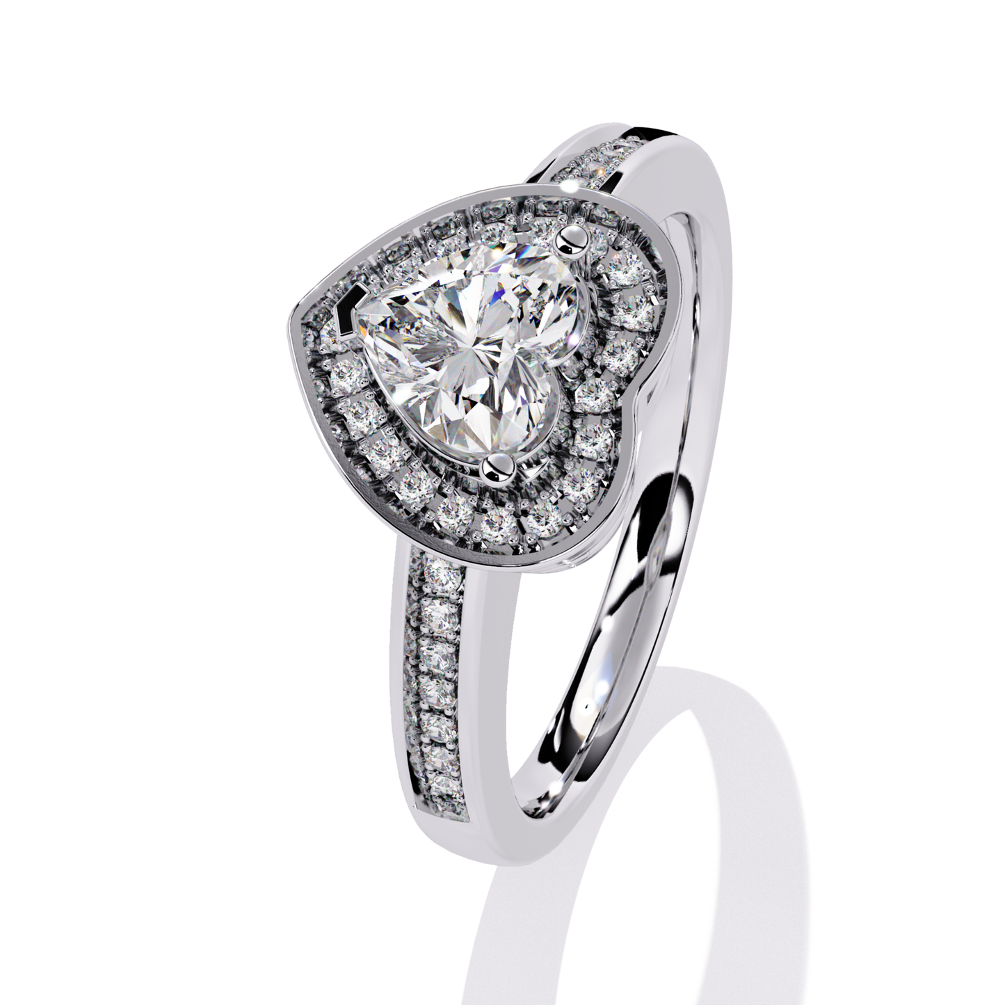 white gold heart shape diamond ring
heart diamond halo ring white gold
heart cut diamond ring white gold
heart shape diamond engagement ring
heart diamond ring with round halo
white gold heart diamond ring angle view
heart shape diamond ring pave band
heart diamond ring fine jewelry
white gold heart halo diamond ring
heart shape diamond ring side view