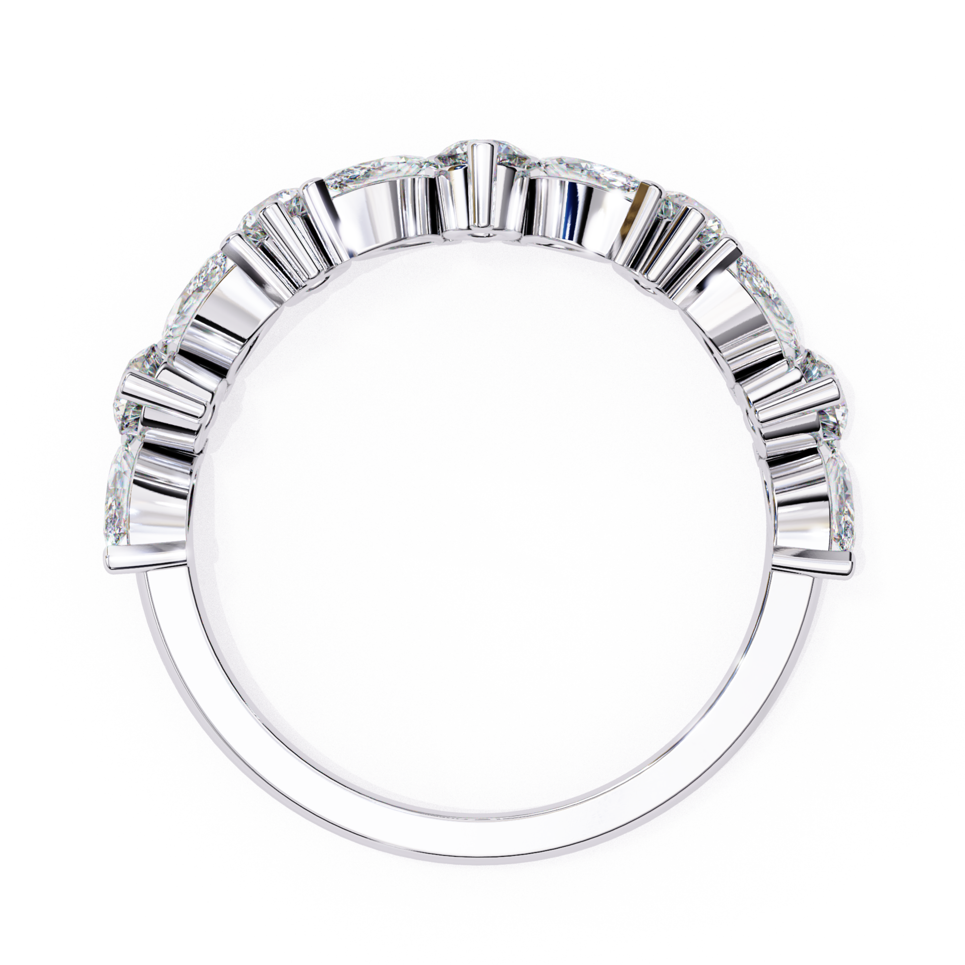 Marquise diamond band back view
White gold marquise ring rear
Back side marquise setting
White gold band inner view
Marquise diamond rear mount
Back view marquise stones
White gold ring back finish
Marquise diamond band rear
Inner side marquise ring
White gold back band view