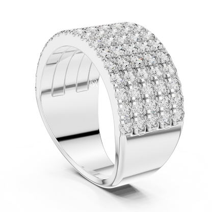 White gold multi row Pave diamond dome statement ring
Wide white gold layered diamond fashion band
White gold curved Pave diamond cocktail ring
Multi row round diamond white gold dome ring
White gold luxury diamond statement band ring
White gold broad dome ring with round diamonds
Angled white gold multi layer diamond ring
White gold bold Pave diamond dome design
Round brilliant diamond white gold wide ring
White gold elevated Pave diamond statement ring